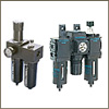 2 piece unit: filter/regulator + lubricator and
          3 piece unit: filter + regulator + lubricator